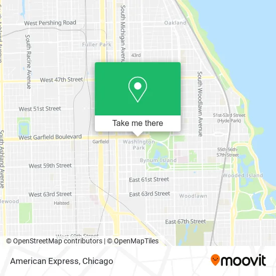 American Express map