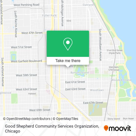 Mapa de Good Shepherd Community Services Organization