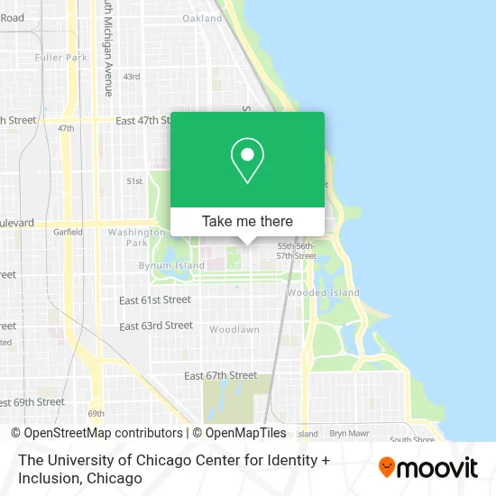 The University of Chicago Center for Identity + Inclusion map
