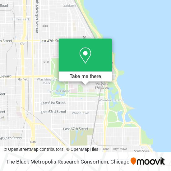 The Black Metropolis Research Consortium map