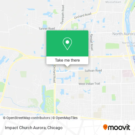 Impact Church Aurora map