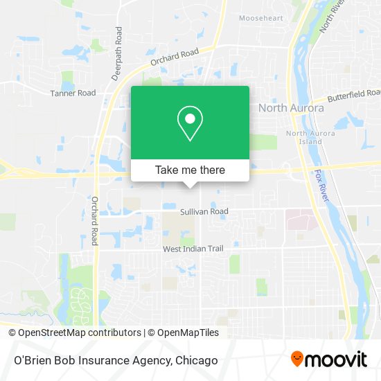 O'Brien Bob Insurance Agency map