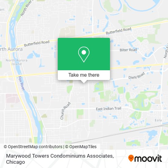 Marywood Towers Condominiums Associates map