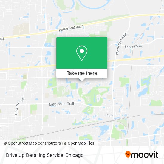 Mapa de Drive Up Detailing Service