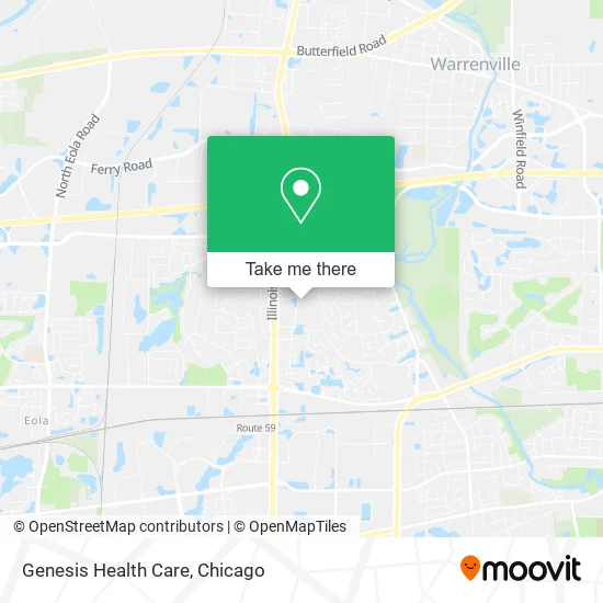 Genesis Health Care map