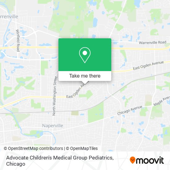 Mapa de Advocate Children's Medical Group Pediatrics