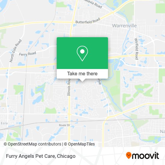 Furry Angels Pet Care map