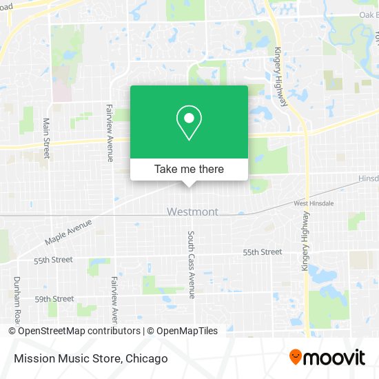 Mission Music Store map