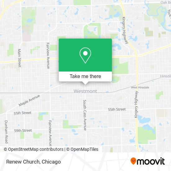 Renew Church map