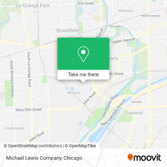 Mapa de Michael Lewis Company
