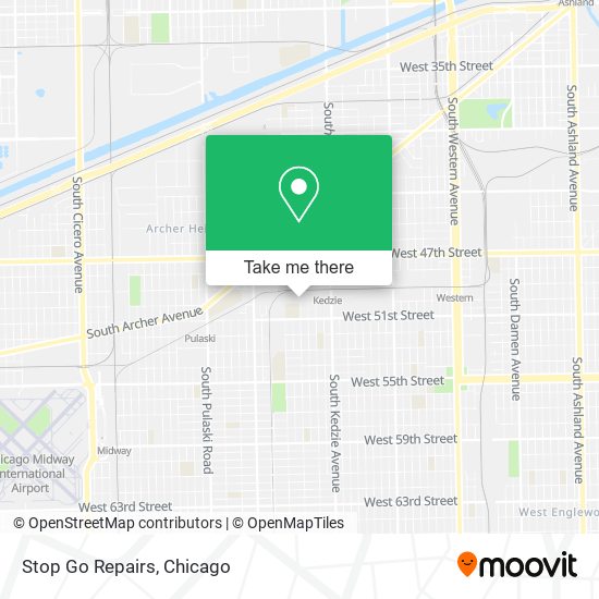 Stop Go Repairs map