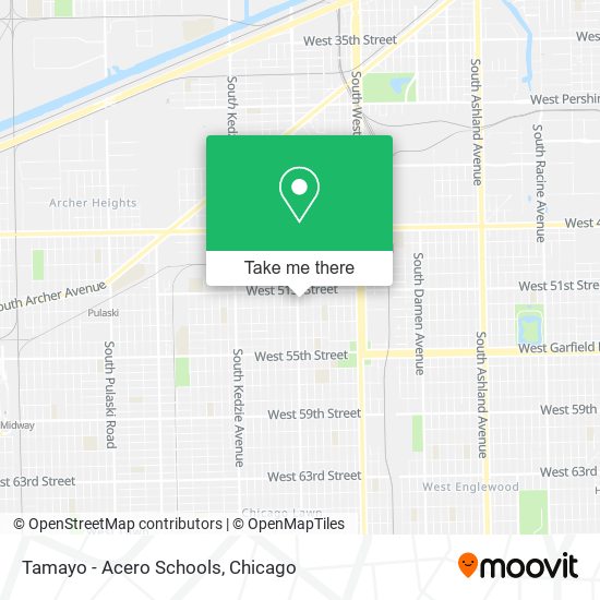 Tamayo - Acero Schools map