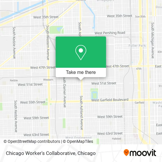 Chicago Worker's Collaborative map