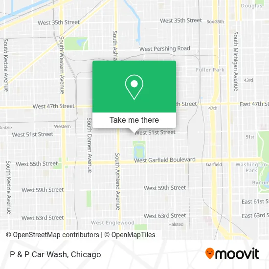 P & P Car Wash map