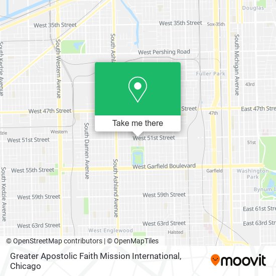 Greater Apostolic Faith Mission International map