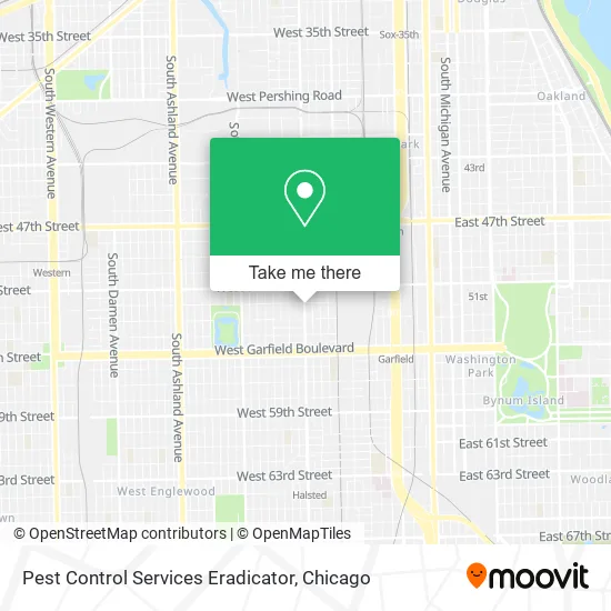 Pest Control Services Eradicator map