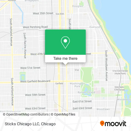 Mapa de Sticks Chicago LLC