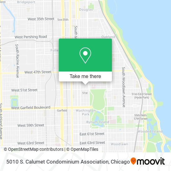 5010 S. Calumet Condominium Association map