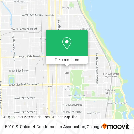 Mapa de 5010 S. Calumet Condominium Association