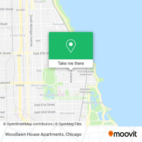 Woodlawn House Apartments map