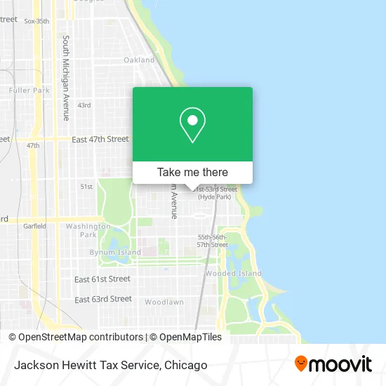 Jackson Hewitt Tax Service map