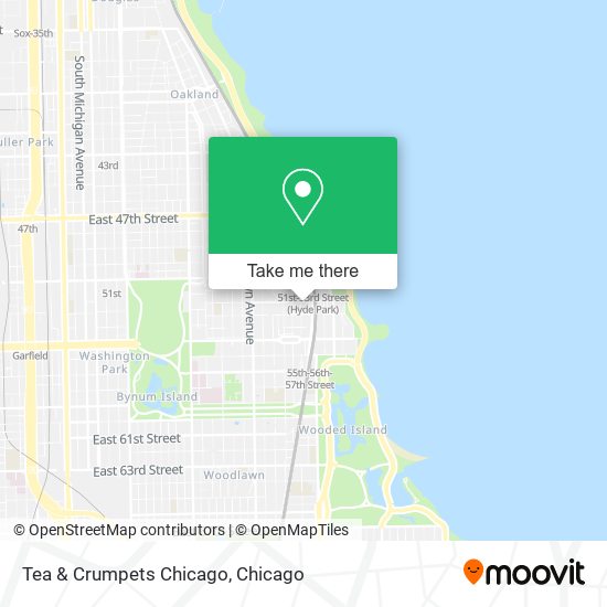 Tea & Crumpets Chicago map