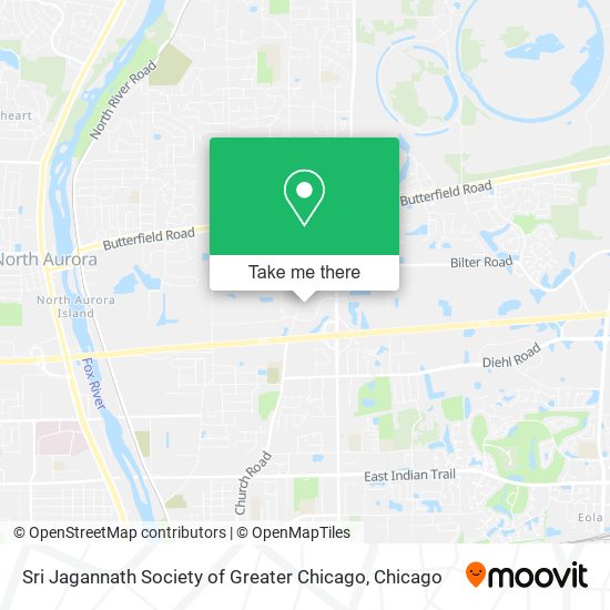 Sri Jagannath Society of Greater Chicago map