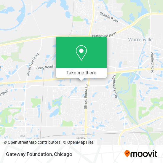 Gateway Foundation map