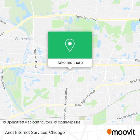 Anet Internet Services map