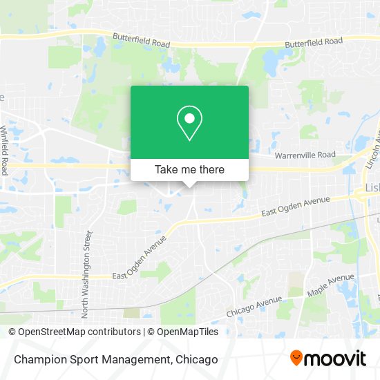 Champion Sport Management map