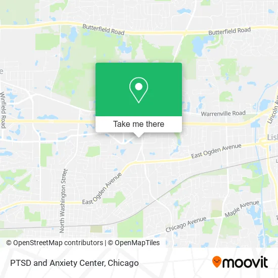 PTSD and Anxiety Center map