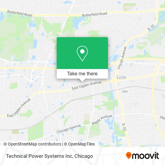 Technical Power Systems Inc map