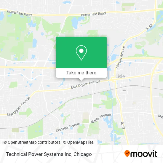 Mapa de Technical Power Systems Inc