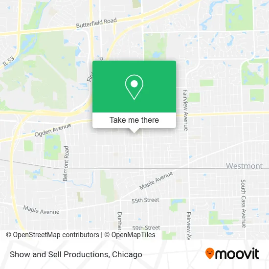 Show and Sell Productions map