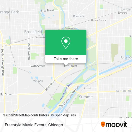 Freestyle Music Events map
