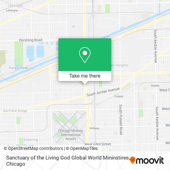 Mapa de Sanctuary of the Living God Global World Mininstires