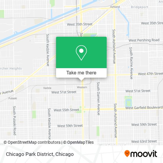 Chicago Park District map