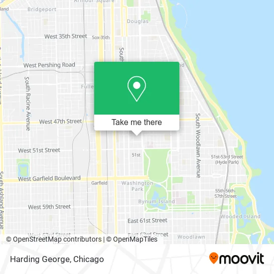 Harding George map