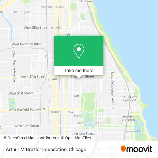 Mapa de Arthur M Brazier Foundation