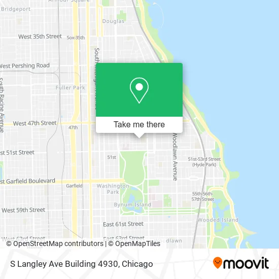 S Langley Ave Building 4930 map