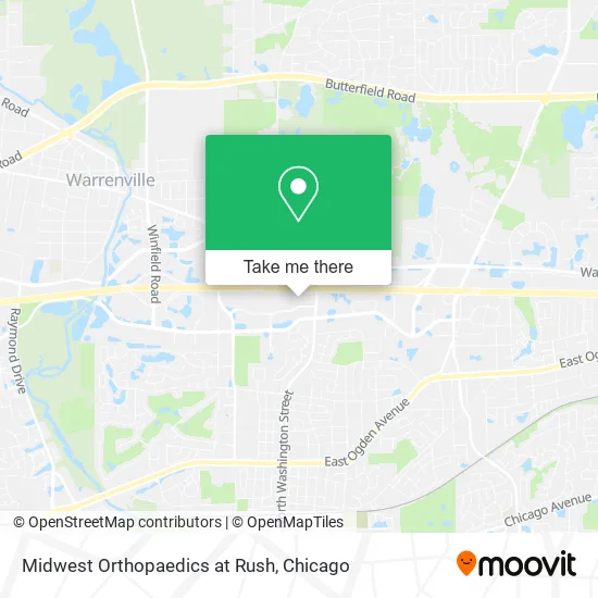 Midwest Orthopaedics at Rush map