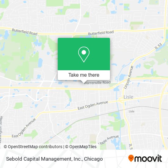 Mapa de Sebold Capital Management, Inc.