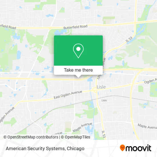 American Security Systems map