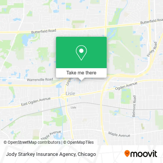 Jody Starkey Insurance Agency map