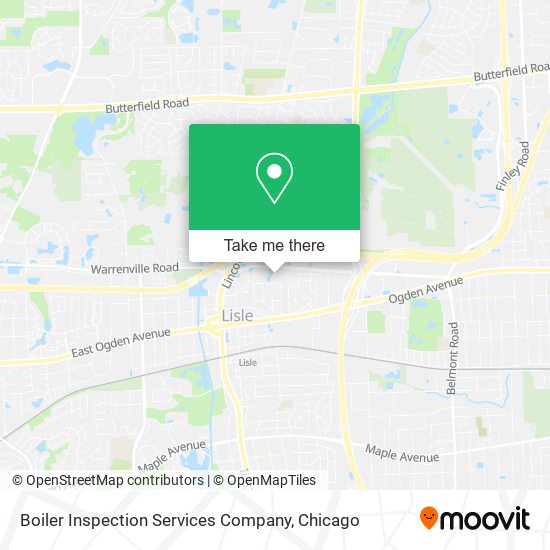 Mapa de Boiler Inspection Services Company