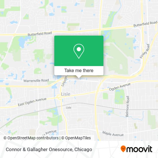 Connor & Gallagher Onesource map
