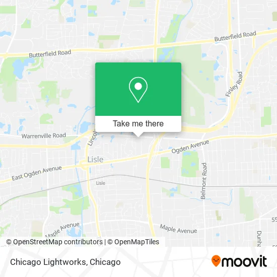 Chicago Lightworks map