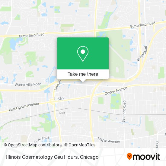 Mapa de Illinois Cosmetology Ceu Hours