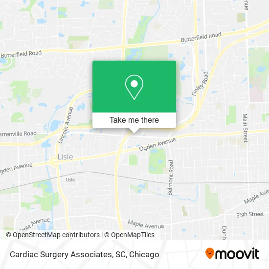 Cardiac Surgery Associates, SC map