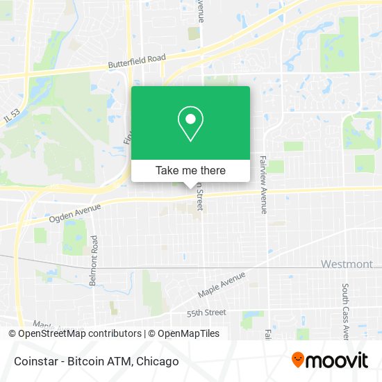 Mapa de Coinstar - Bitcoin ATM